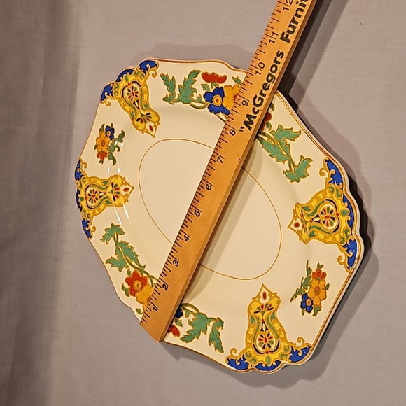 John Maddock & Sons Minerva Royal Ivory Cairo Serving Platter England - Picture 11 of 13